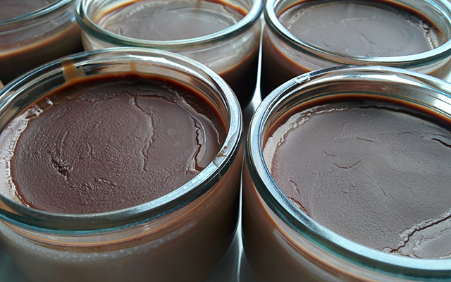 Recette de la crème au chocolat sans gluten au Thermomix