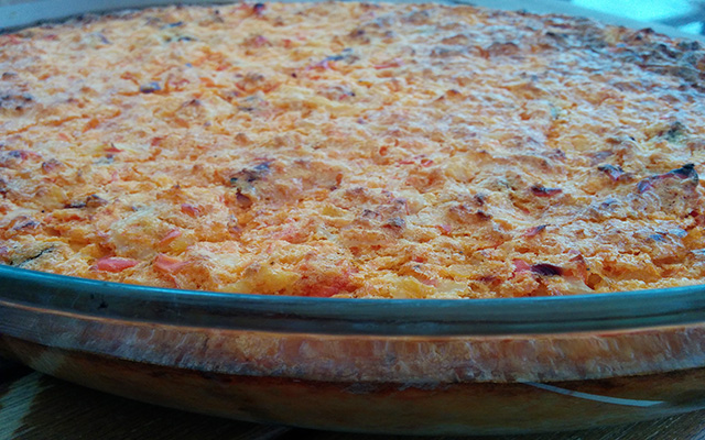 Recette de gratin aux pommes de terre, poivron et tomates façon Thermomix