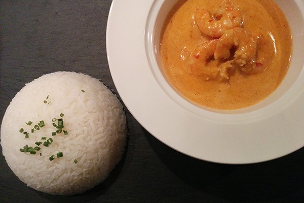 Recette de crevettes à la sauce curry