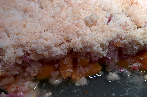 Recette du crumble de butternut aux lardons