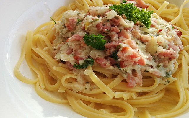 Recette des pâtes à la carbonara